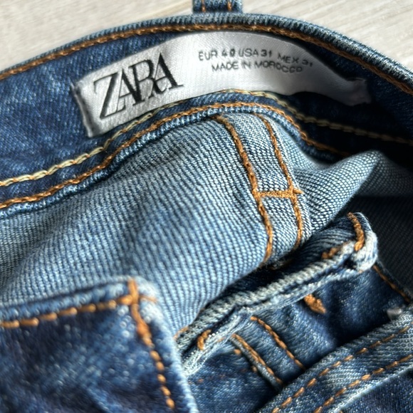 Zara blue jeans size 31 US - Picture 3 of 4